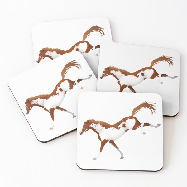 Item preview, Sorrel Overo Horse Kicking - Equine Rampaige designed and sold by equinerampaige.