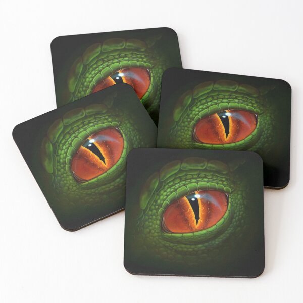 Item preview, Green Snake Eye designed and sold by leen12 Art Designs Prints.