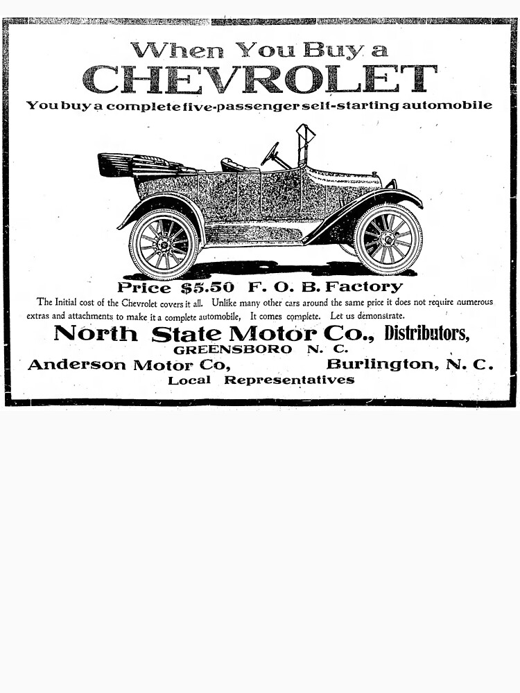Chevrolet 1917 vintage advertisement by liesjes