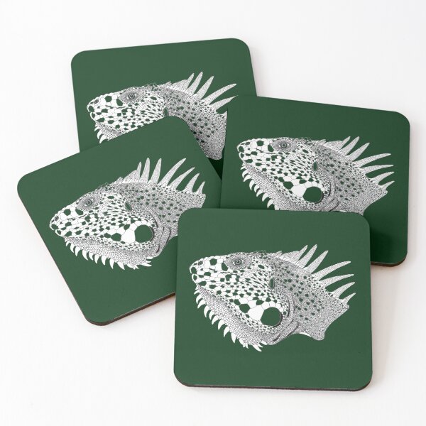 Item preview, Black White Iguana designed and sold by Flower Magic .