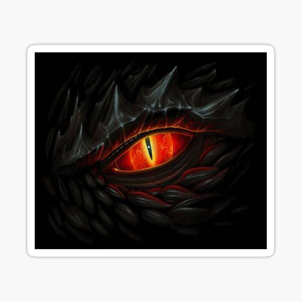 Realistic 3D eyes - Black Fire- choose size