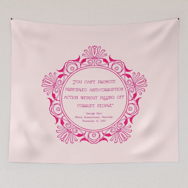 Item preview, Kent Corruption Quotet pissing off corrupt people! (fuschia) designed and sold by Thelittlelord.