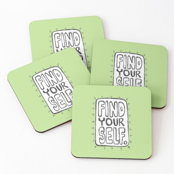 Item preview, "Find Your Self" Lettering Doodle designed and sold by renpencreations.
