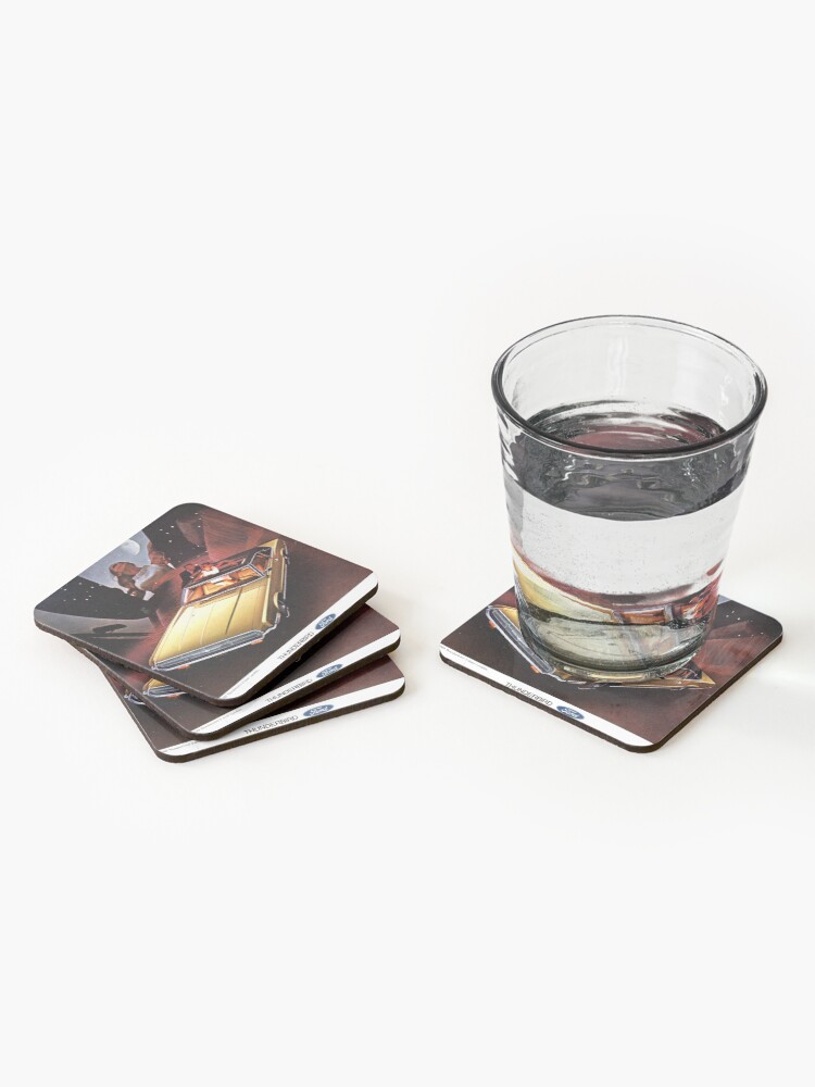Alternate view of Ford Thunderbird ad 1969 Coasters (Set of 4)