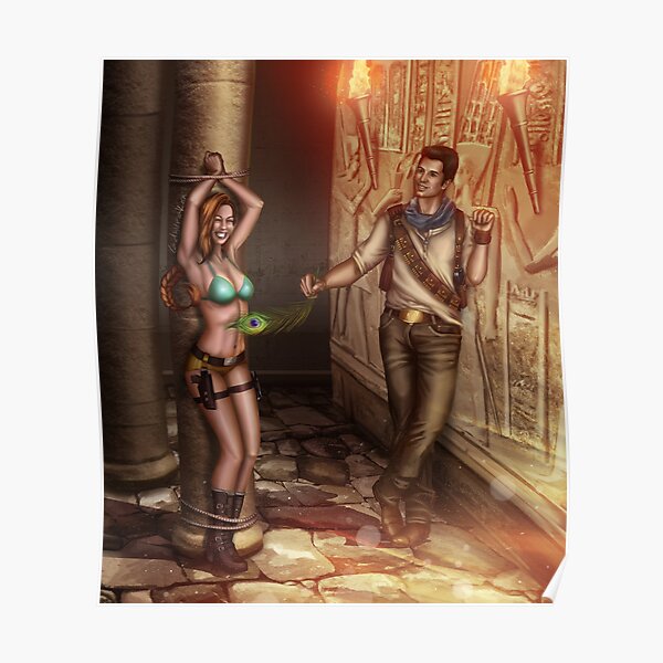 Tickling Feather Egyptian Tomb Poster For Sale By Ladykraken Redbubble