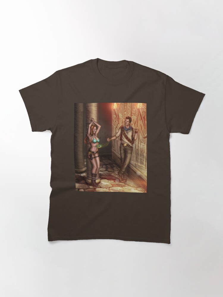Alternate view of Tickling Feather Egyptian Tomb Classic T-Shirt