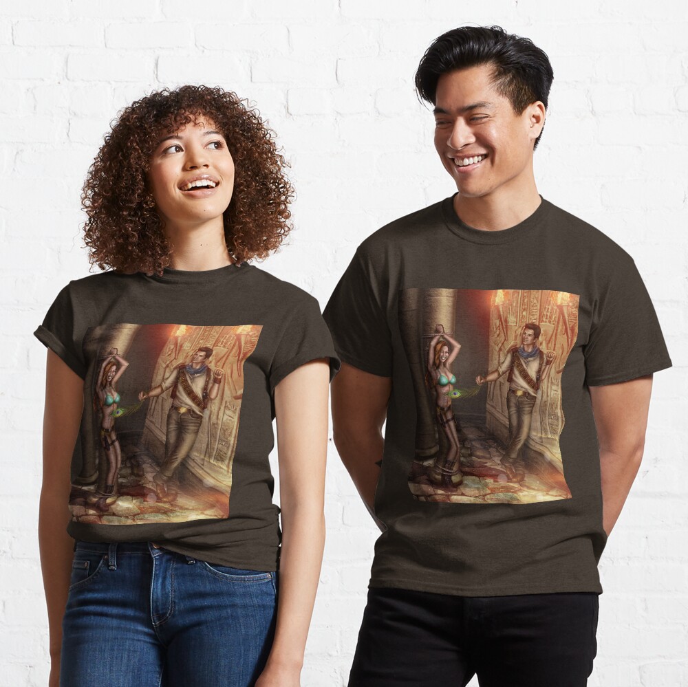 Tickling Feather Egyptian Tomb Classic T-Shirt
