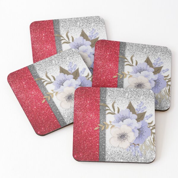 Item preview, Red And White Floral designed and sold by FantasySkyArt.