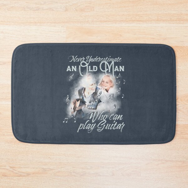 Item preview, Never Underestimate and Old Man Who Can Play Guitar designed and sold by EdifyEra.