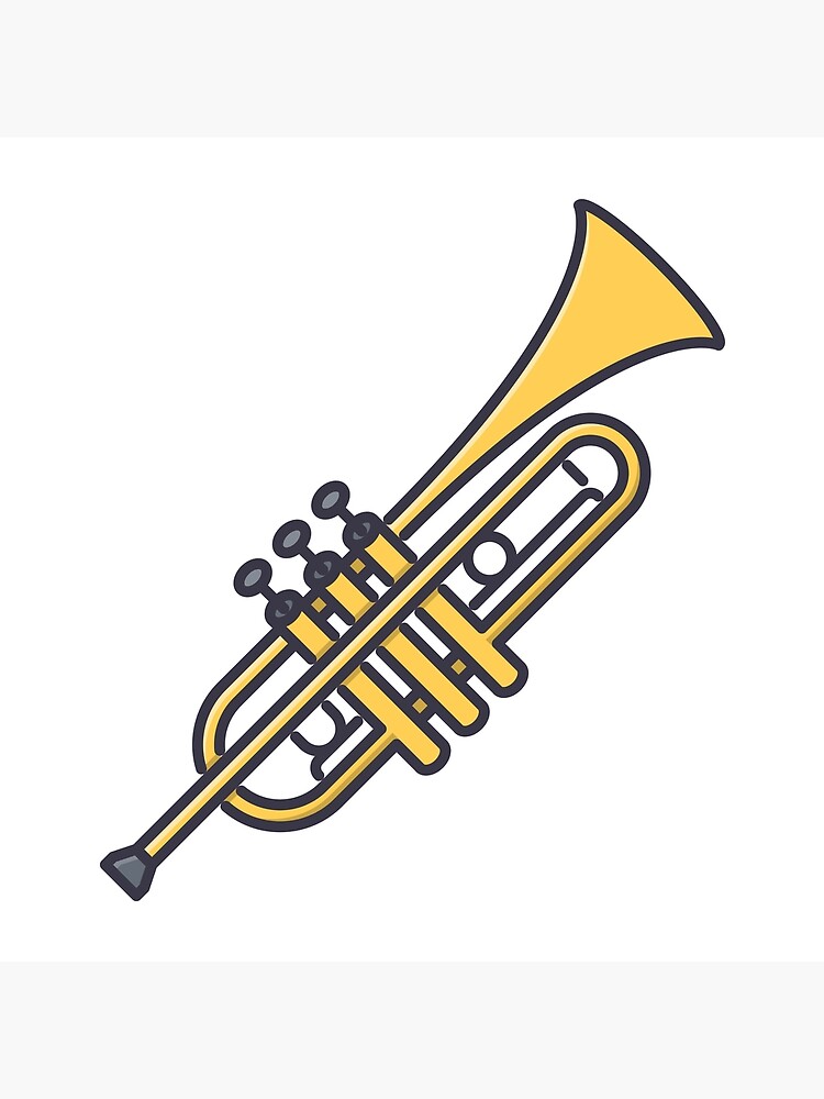 Announcement Trumpet Sticker by music-element for iOS & Android