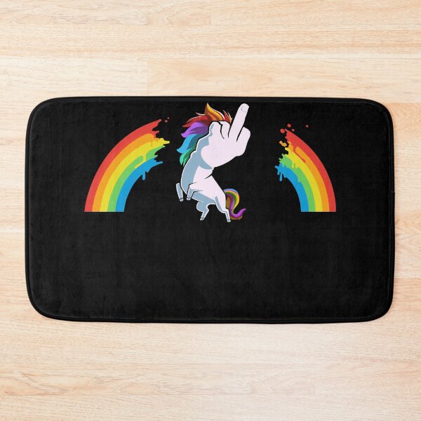 Item preview, Fuck Unicorn Pride I Funny Unicorn Middle Finger Shirt designed and sold by ChrisFeil.