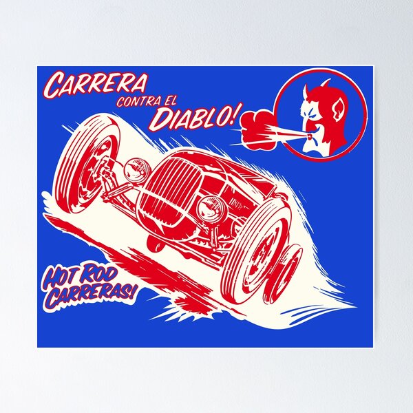 Item preview, Carrera contra el diablo designed and sold by monsieurspot.