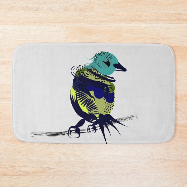 Item preview, Colorful abstract drawing of bird designed and sold by Dilyana Rumenova - Shantabella.