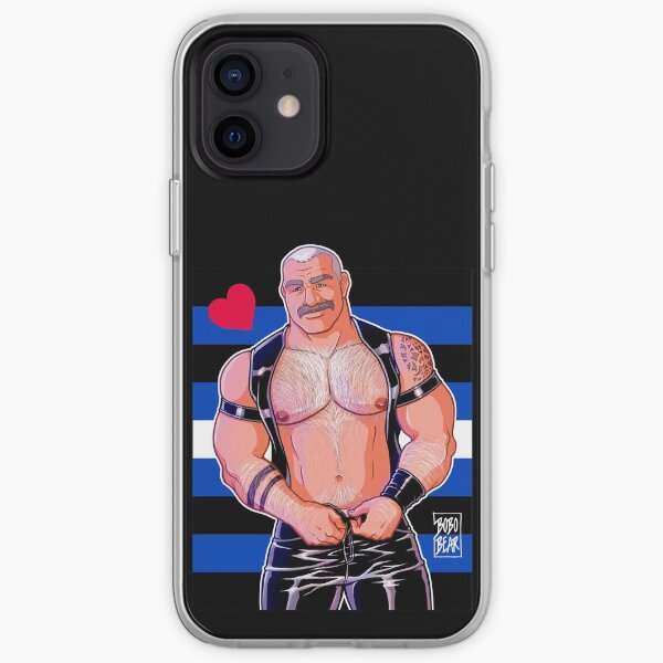 DADDY LIKES LEATHER - LEATHER PRIDE FLAG iPhone Soft Case