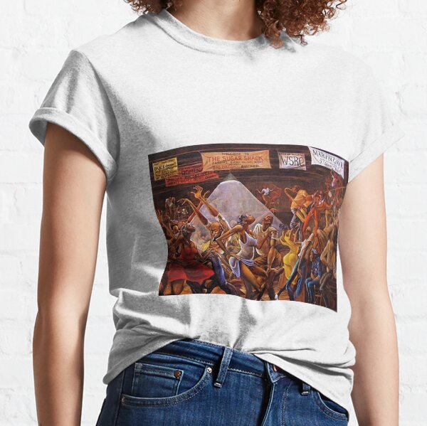 Classical 1970's African American Masterpeace 'Sugar Shack' Print Classic T-Shirt
