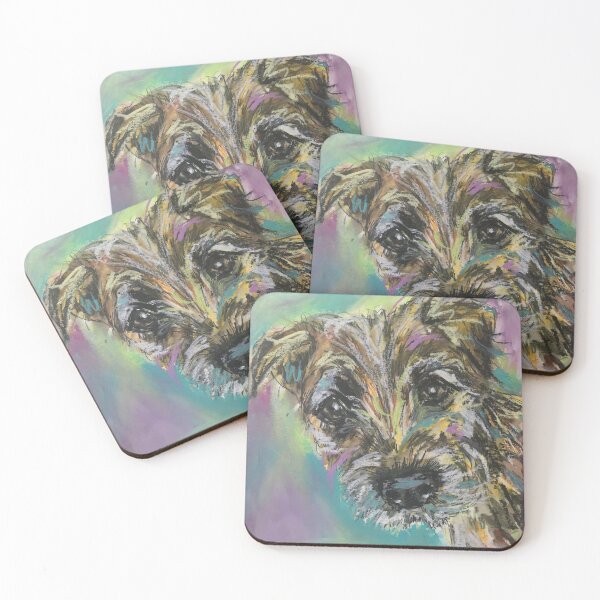 Item preview, Colourful Border Terrier Puppy designed and sold by Merlinsmates.