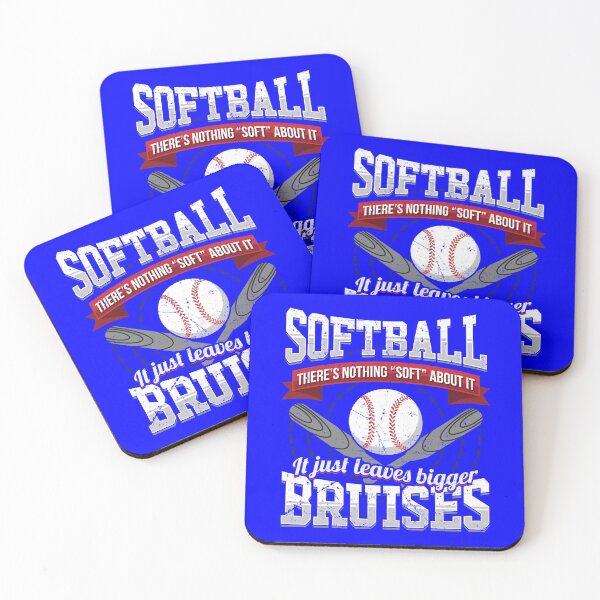 Item preview, Softball nothing soft leaves bigger bruises designed and sold by Hananiah Merch.