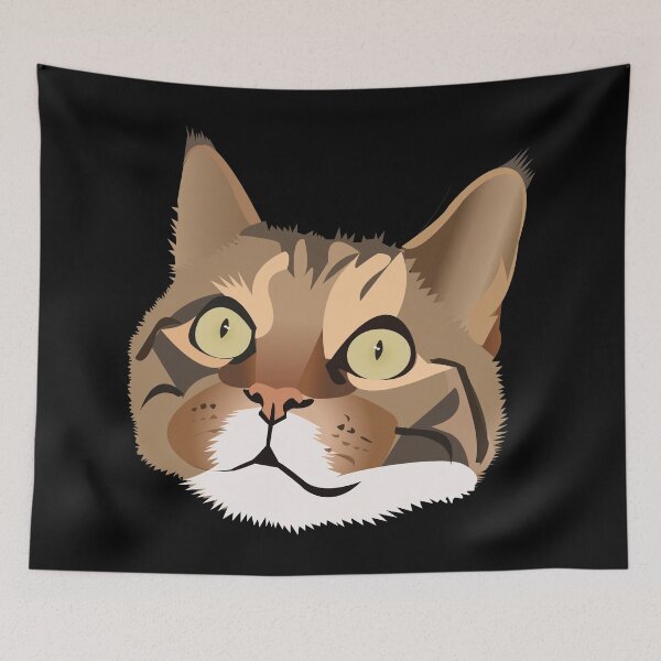 Item preview, Tiger the Kitty Cat designed and sold by KCPetPortraits.
