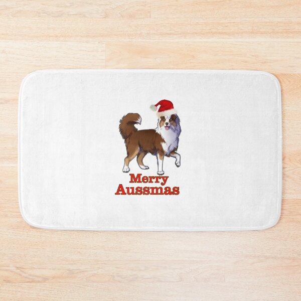 Item preview, Merry Aussmas - Red Tri Australian Shepherd designed and sold by Pam069.