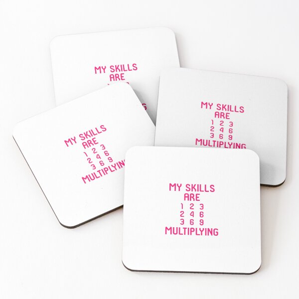 Item preview, My Skills Are Multiplying Math Teachers Multiplication Table designed and sold by at85productions.