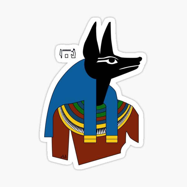 ANUBIS I Ägypten Totengott Sticker