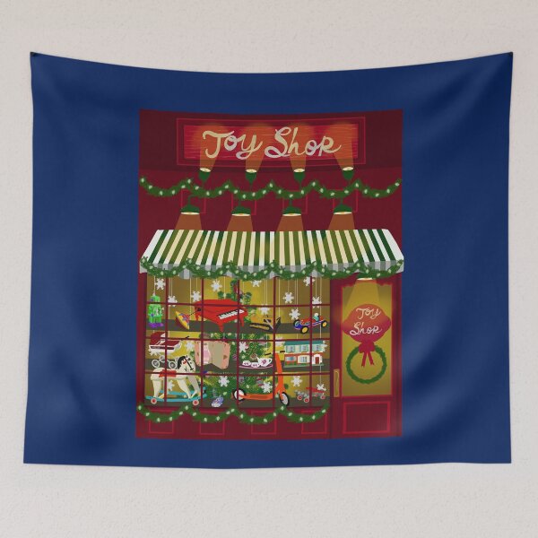 Item preview, Vintage Christmas Toy Shop designed and sold by jenbucheli.