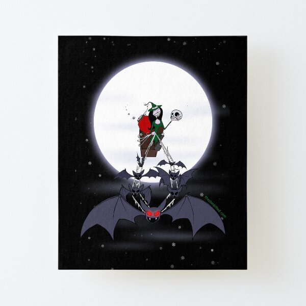 Scary Christmas by The Zombified Canvas Mounted Print
