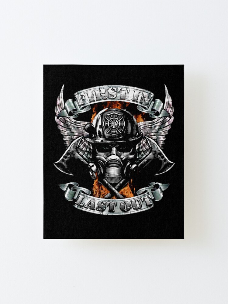 Alternate view of Firefighters Mounted Print