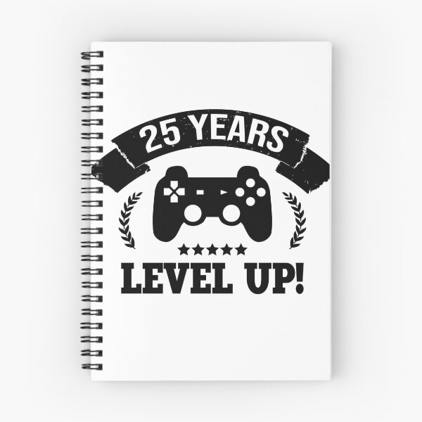 Item preview, 25 Years - Level Up! designed and sold by Cutebutfunny.