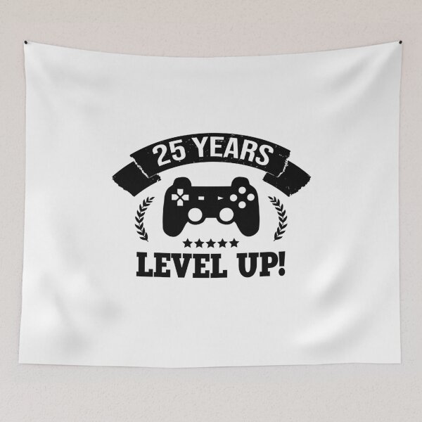 Item preview, 25 Years - Level Up! designed and sold by Cutebutfunny.