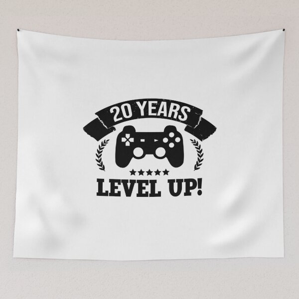 Item preview, 20 Years - Level Up! designed and sold by Cutebutfunny.