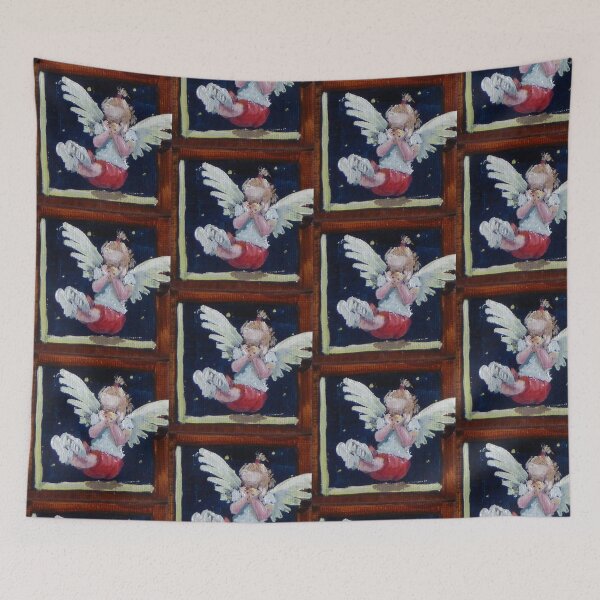 Item preview, Giggling little red angel designed and sold by CamphuijsenArt.