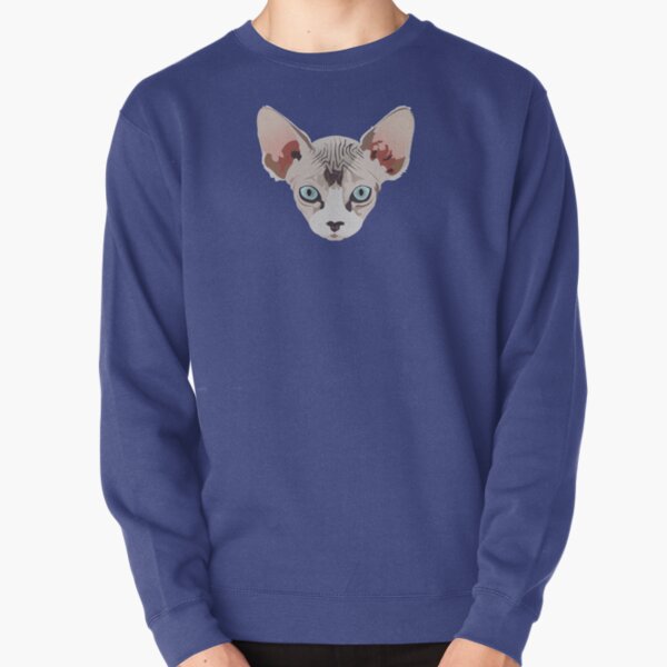 Gato Sphynx Est/ética Hermosa Sphynx Gatito Rosas Sudadera