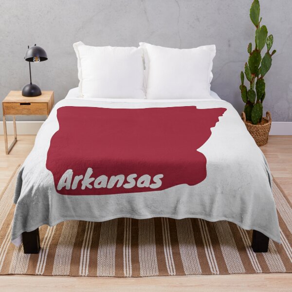 University Of Arkansas Throw Blankets for Sale