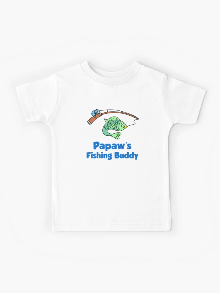 Kids Papa's Fishing Princess Granddaughter Fish T-Shirt