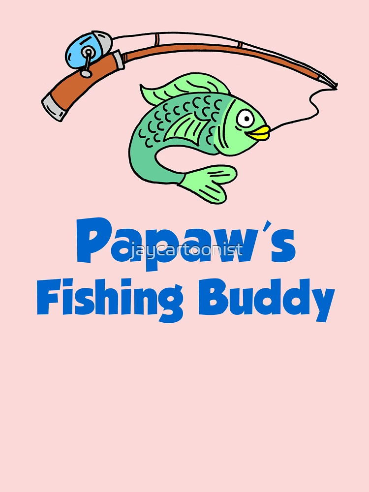 Bass Fishing-Shirt Daddy's Fishing Buddy Funny Boy Girl Kids Sweatshirt