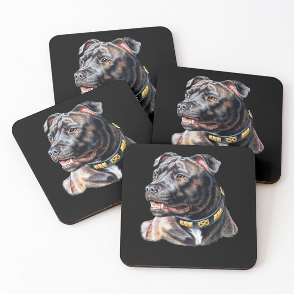 Item preview, Staffordshire Bull Terrier Pet Owner Full Face Image Design designed and sold by fantasticdesign.
