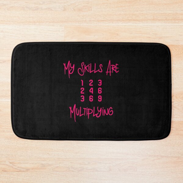 Item preview, My Skills Are Multiplying Math Teachers Fun Multiplication Table designed and sold by at85productions.