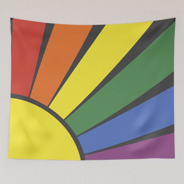 Item preview, Rainbow sun rays designed and sold by BattaAnastasia.