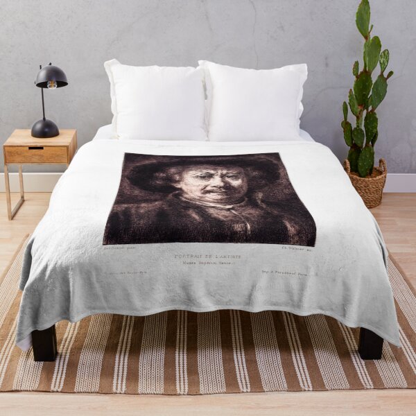 Item preview, Rembrandt, Portrait de l'artiste - Etching by Charles Waltner, 1906 decor designed and sold by simpson92.