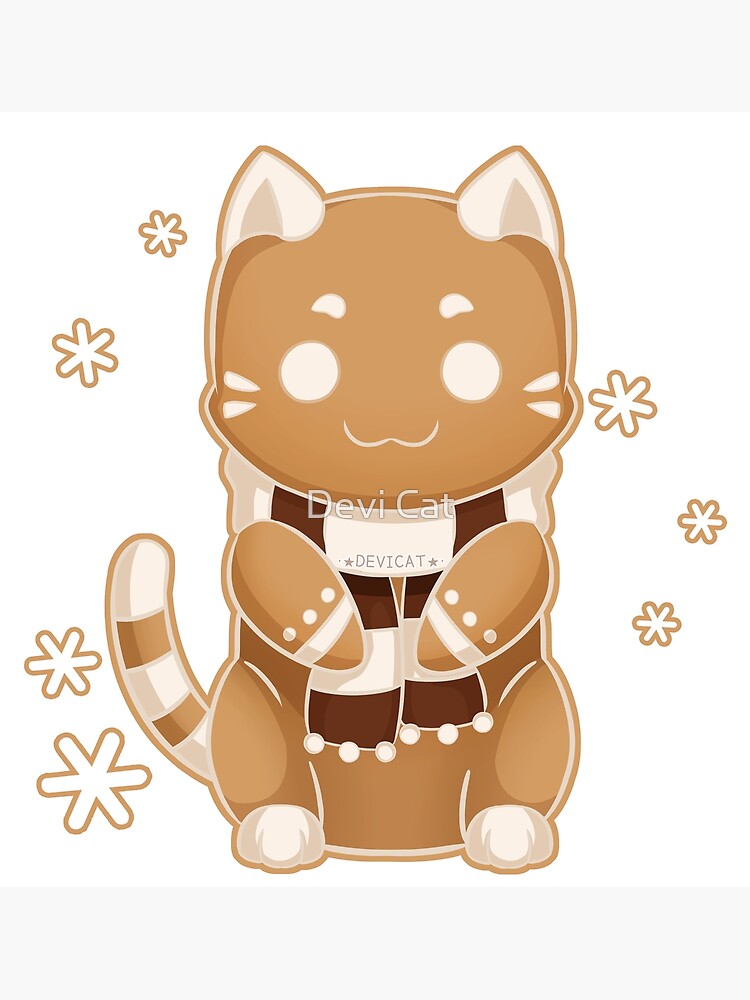 Gingerbread Cat Cookie - 2019 by devicatoutlet