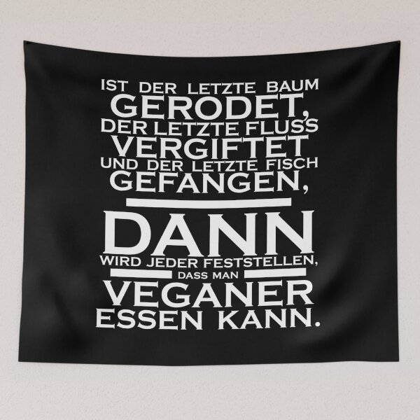 Item preview, only when the last tree funny anti vegan designed and sold by Andreas-Jaeger.