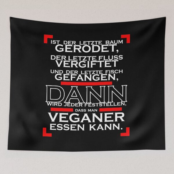 Item preview, only when the last tree funny anti vegan designed and sold by Andreas-Jaeger.