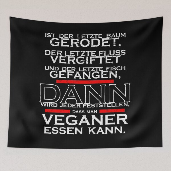 Item preview, only when the last tree funny anti vegan designed and sold by Andreas-Jaeger.