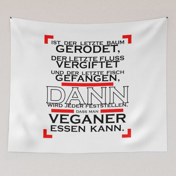 Item preview, only when the last tree funny anti vegan designed and sold by Andreas-Jaeger.