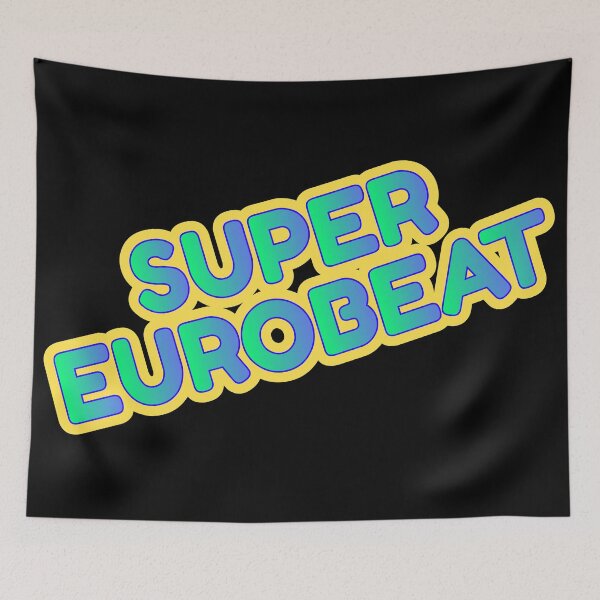Item preview, Super Eurobeat - Green, Blue & Yellow designed and sold by MOREDANKMEMES.