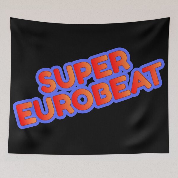 Artikelvorschau, Super Eurobeat - Red, Orange & Blue entworfen und verkauft von MOREDANKMEMES.