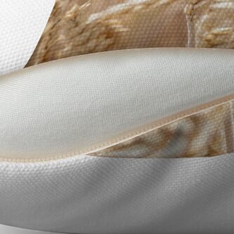 Alternate view of Golden wheat Throw Pillow