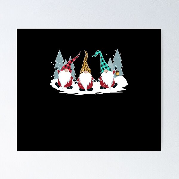 Item preview, Christmas Gnomes Family Buffalo Plaid Leopard Hat Xmas Gift designed and sold by Dressed For  Duty.