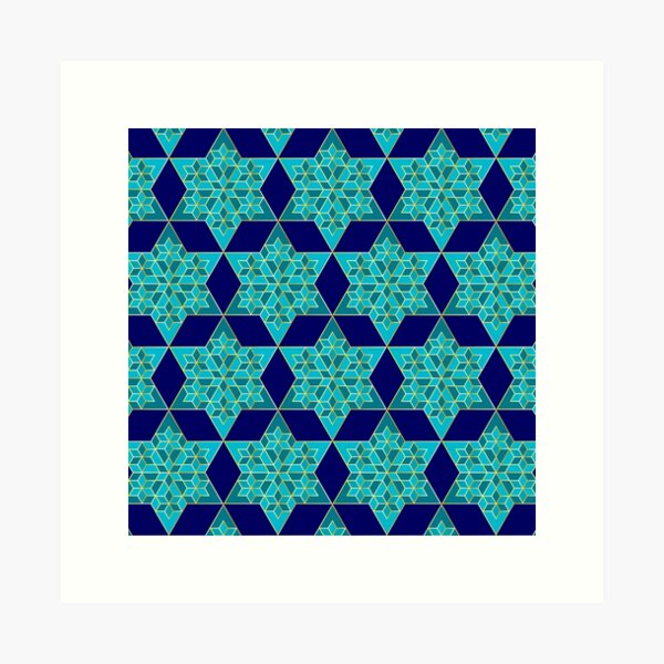 Item preview, Hanukkah Holidays Contemporary Star of David Geometric Pattern designed and sold by DEC02.